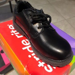 Little boys black dress shoes
